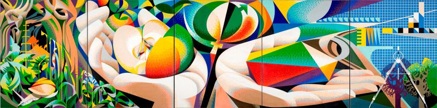 Restauración del mosaico mural de Josep Renau en Erfurt